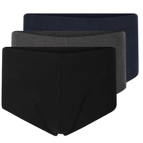 Bigdude 3 Pack High Rise Briefs Mixed